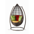 Neueste Design-Qualität PE Rattan Wicker Outdoor allgemeiner Gebrauch Swing Stuhl